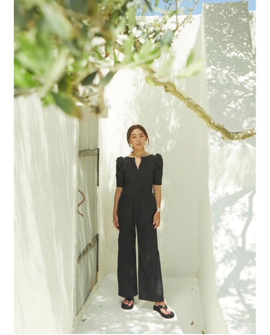 WE'RTHY パフスリーブ オールインワン