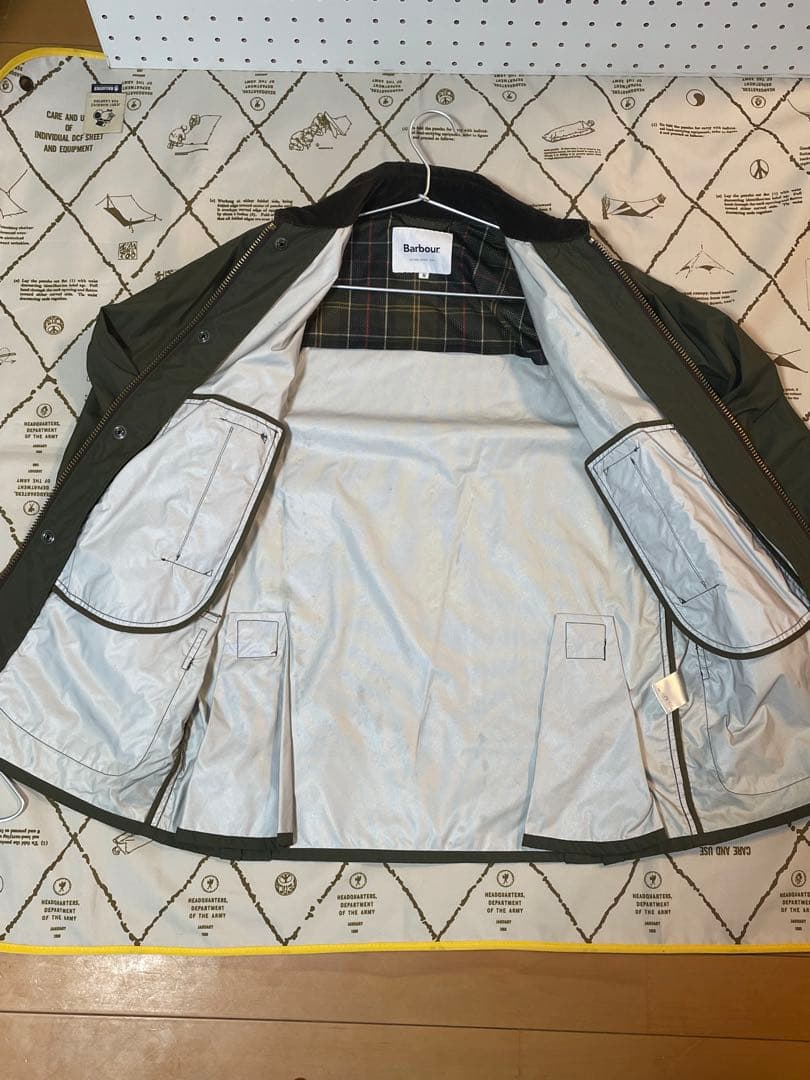 Barbour BEAMS別注　バブアー　ビデイルナイロンジャケット　Sサイズ