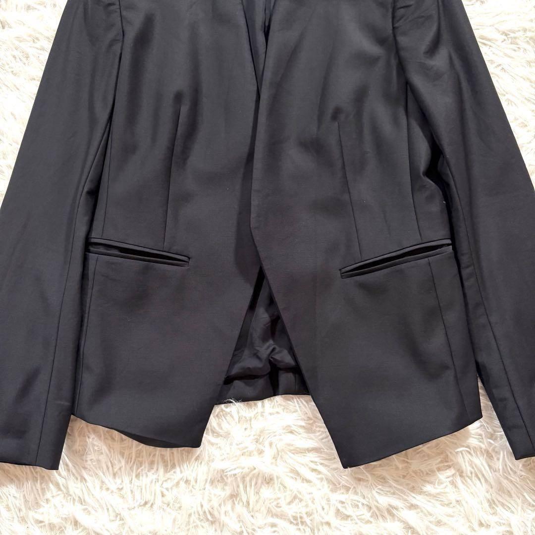 セオリーリュクス　セットアップ　スーツ　エグゼクティブ ノーカラー　パンツスーツ