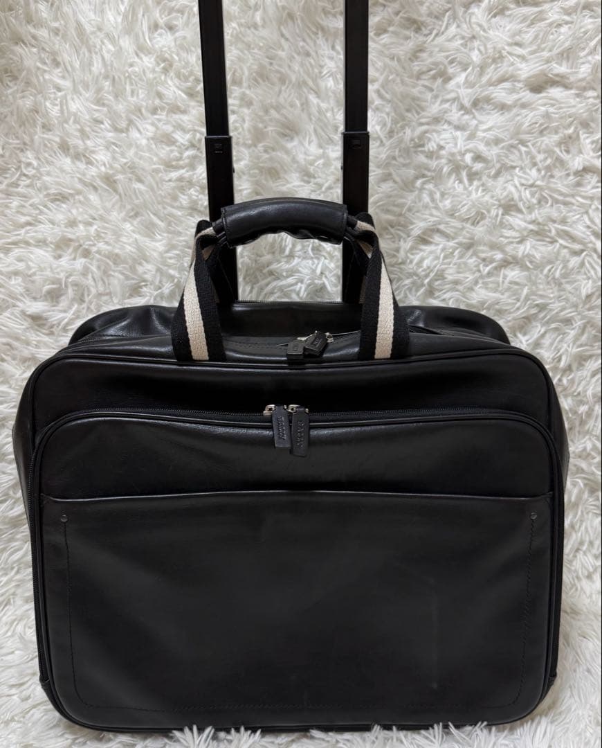 Bally レザーキャリーバック　トラベルバック　本革