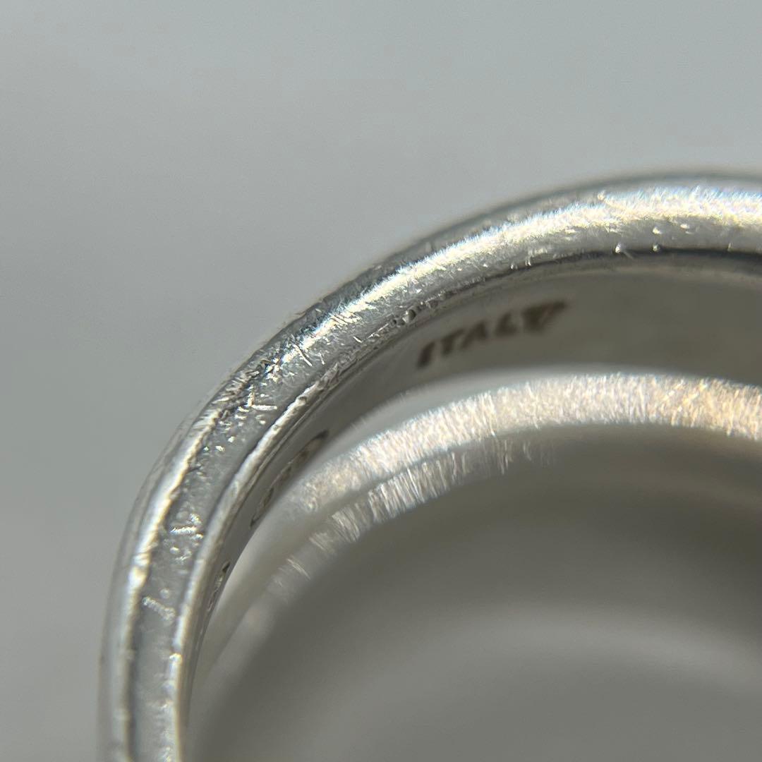 ティファニー TIFFANY ダイアゴナルリング 14号 SV925