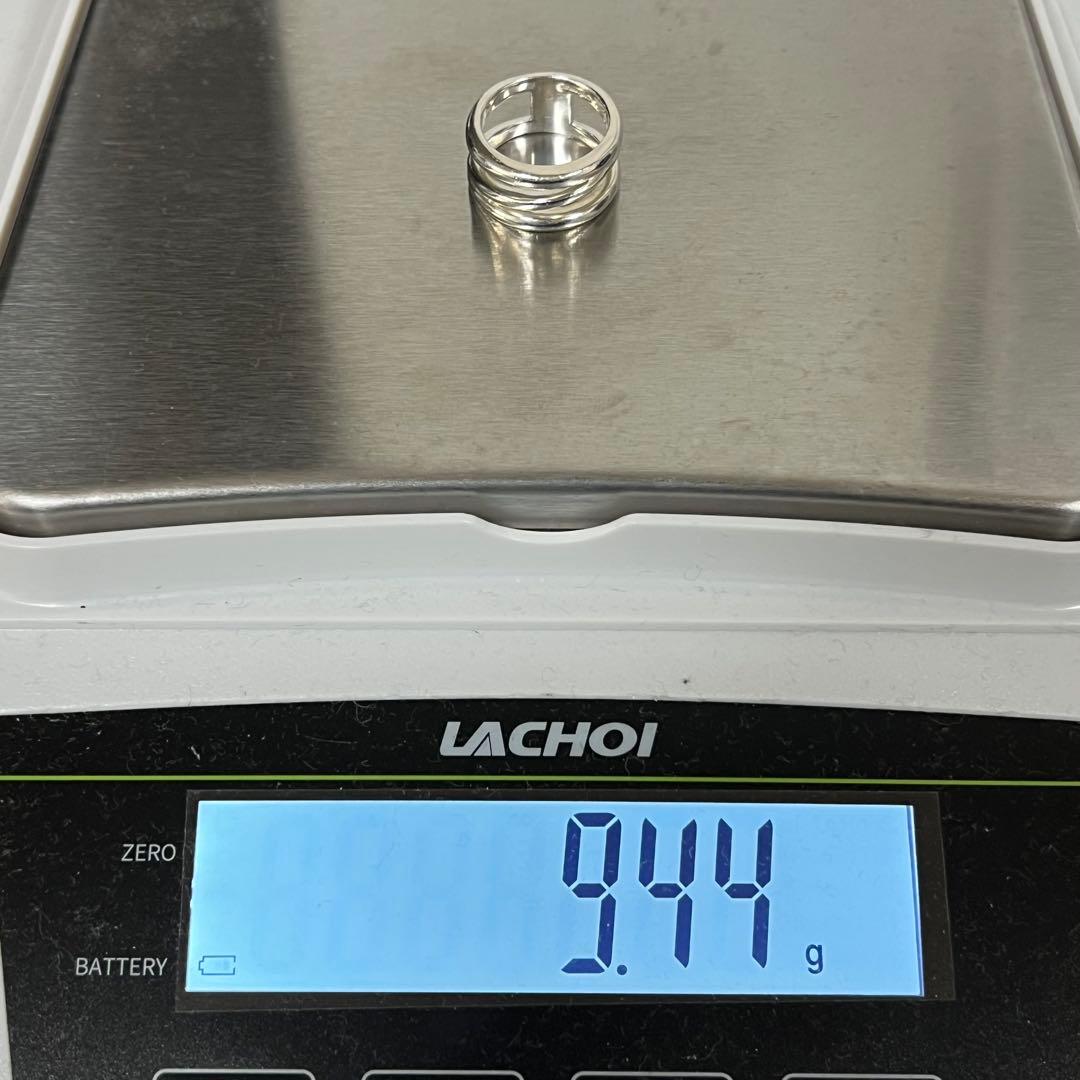 ティファニー TIFFANY ダイアゴナルリング 14号 SV925