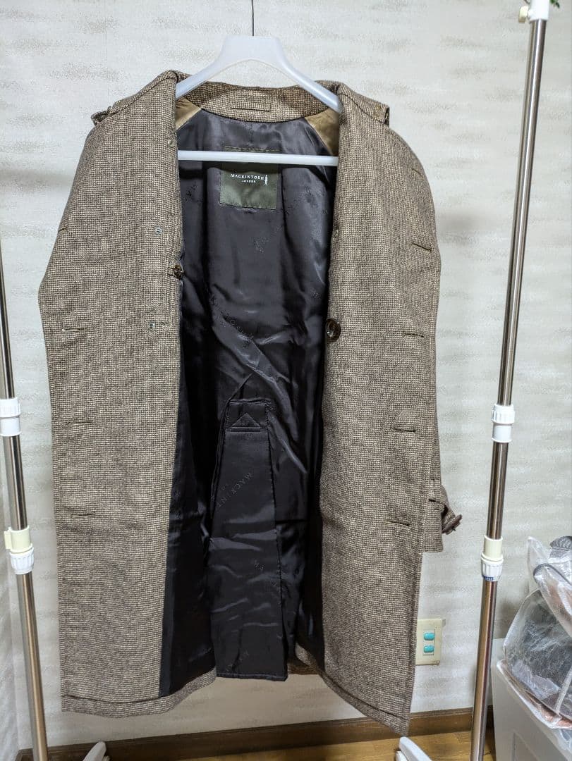 マッキントッシュ　ロンドン　チェックトレンチコート