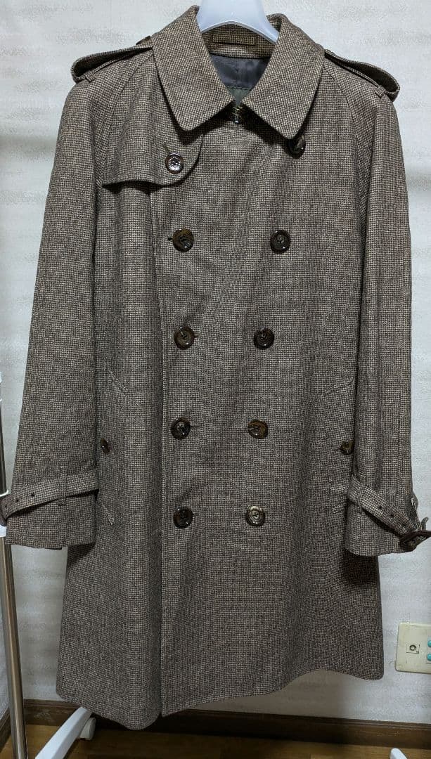 マッキントッシュ　ロンドン　チェックトレンチコート