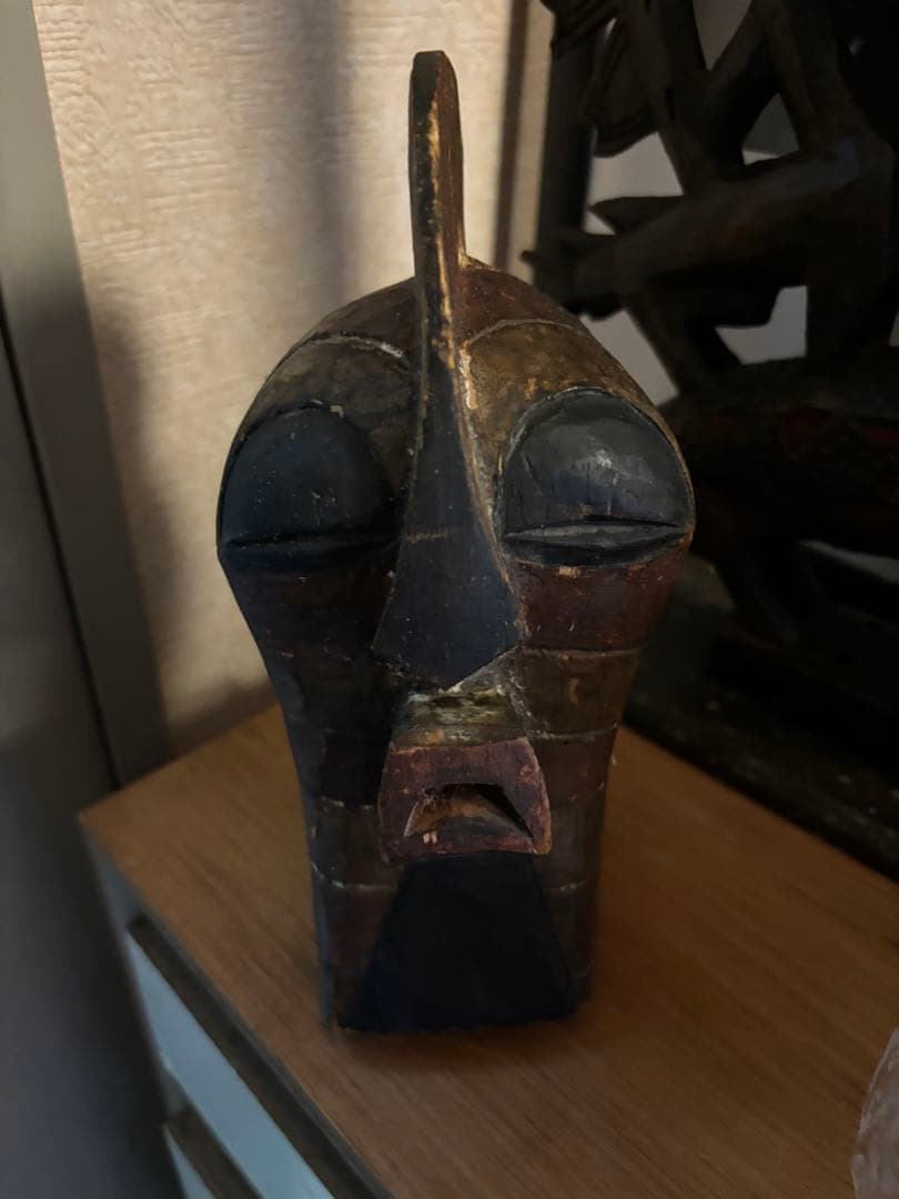 アフリカ　パスポートマスク　仮面　バソンゲ(ソンゲ)族