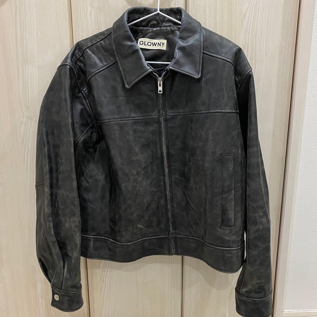 ジャケット・アウター GLOWNY FADE LEATHER JACKET musinsa