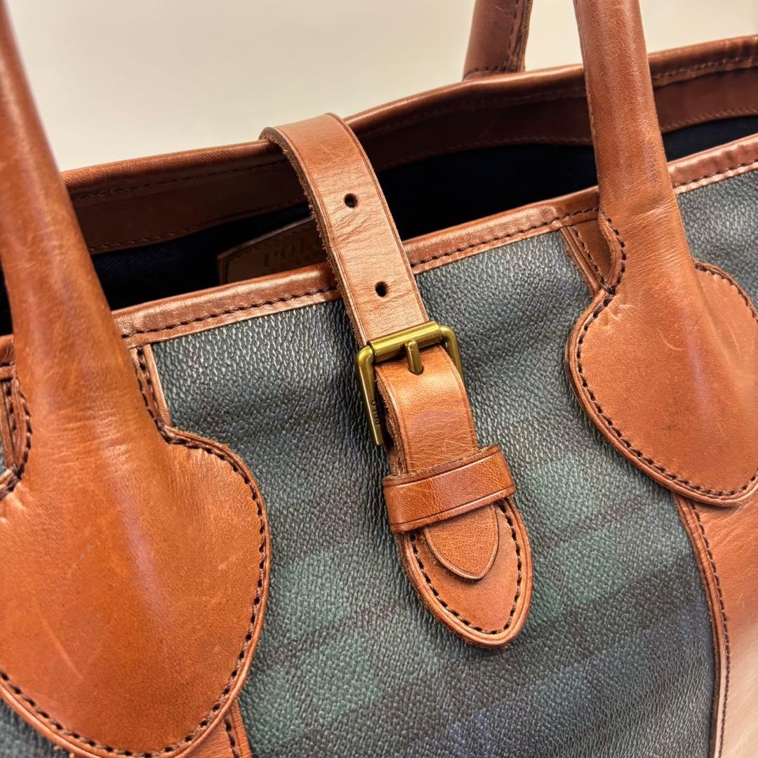 専用RALPH LAUREN トートバッグ PVC 大容量 A4収納可