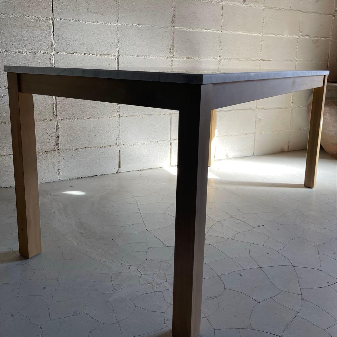 Francfranc フランフラン　チェロ ダイニングテーブル　大理石 ×ウッド