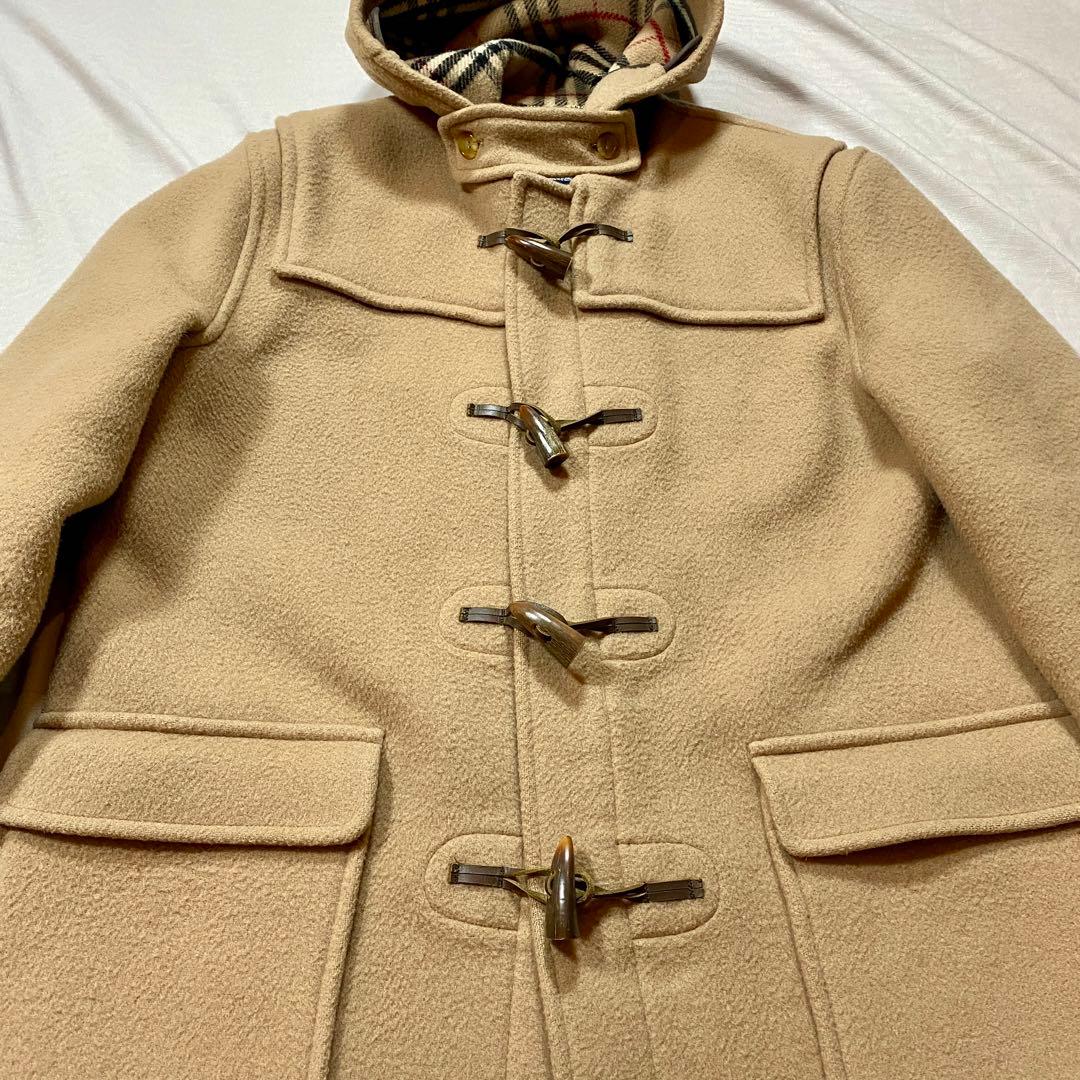 【希少】Burberrys ダッフルコート　ノバチェック　英国製　Ｌ　ベージュ