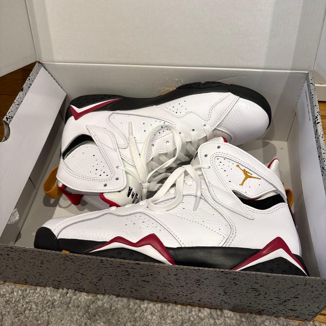 Air Jordan 7 ホワイト/ブラック/ レトロ　カーディナル　2022