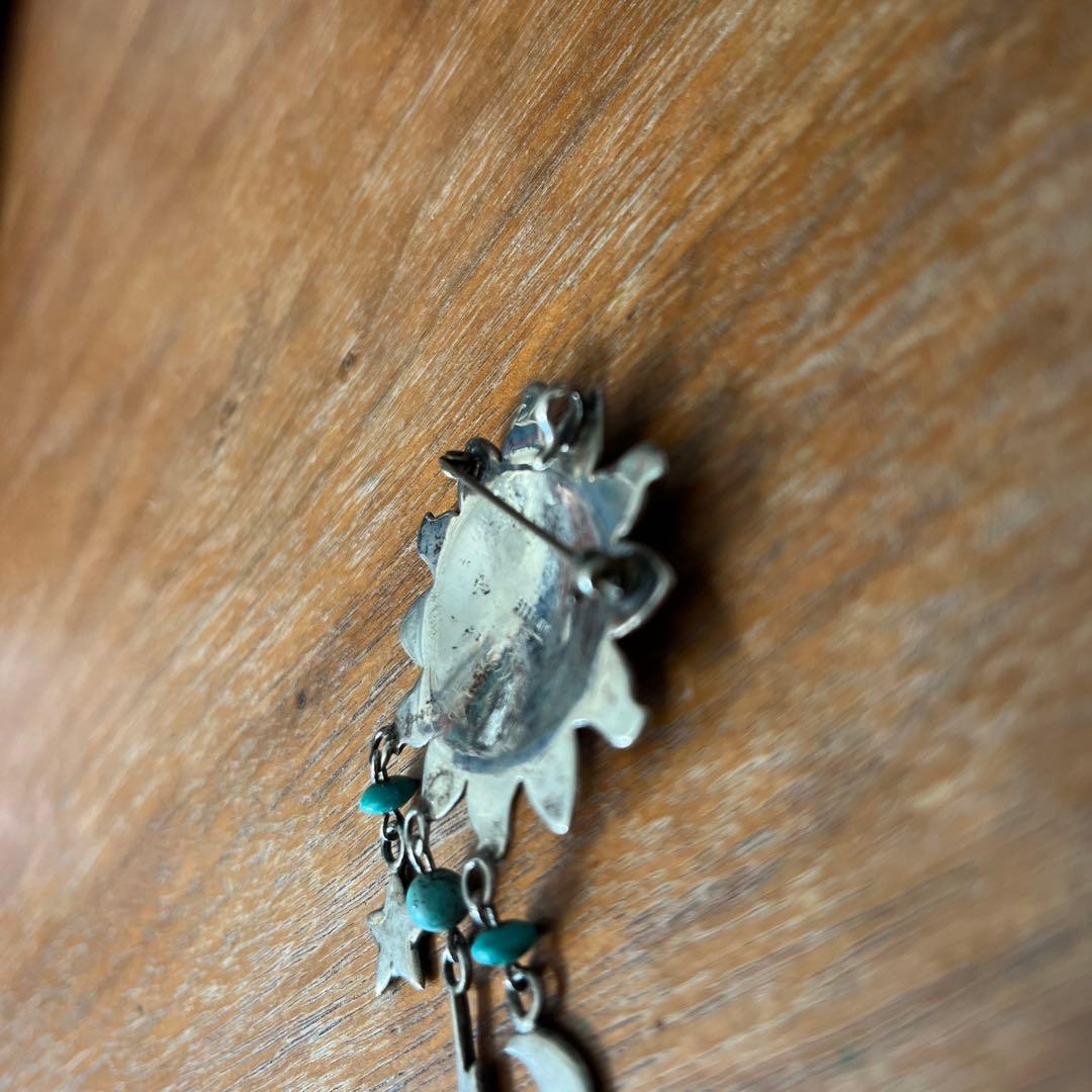 アクセサリー 90s unknown silver top star moon thunder