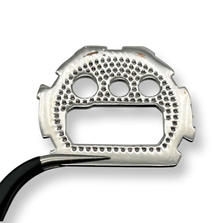 Iced-Out DW-6900用ベゼル CZシルバー