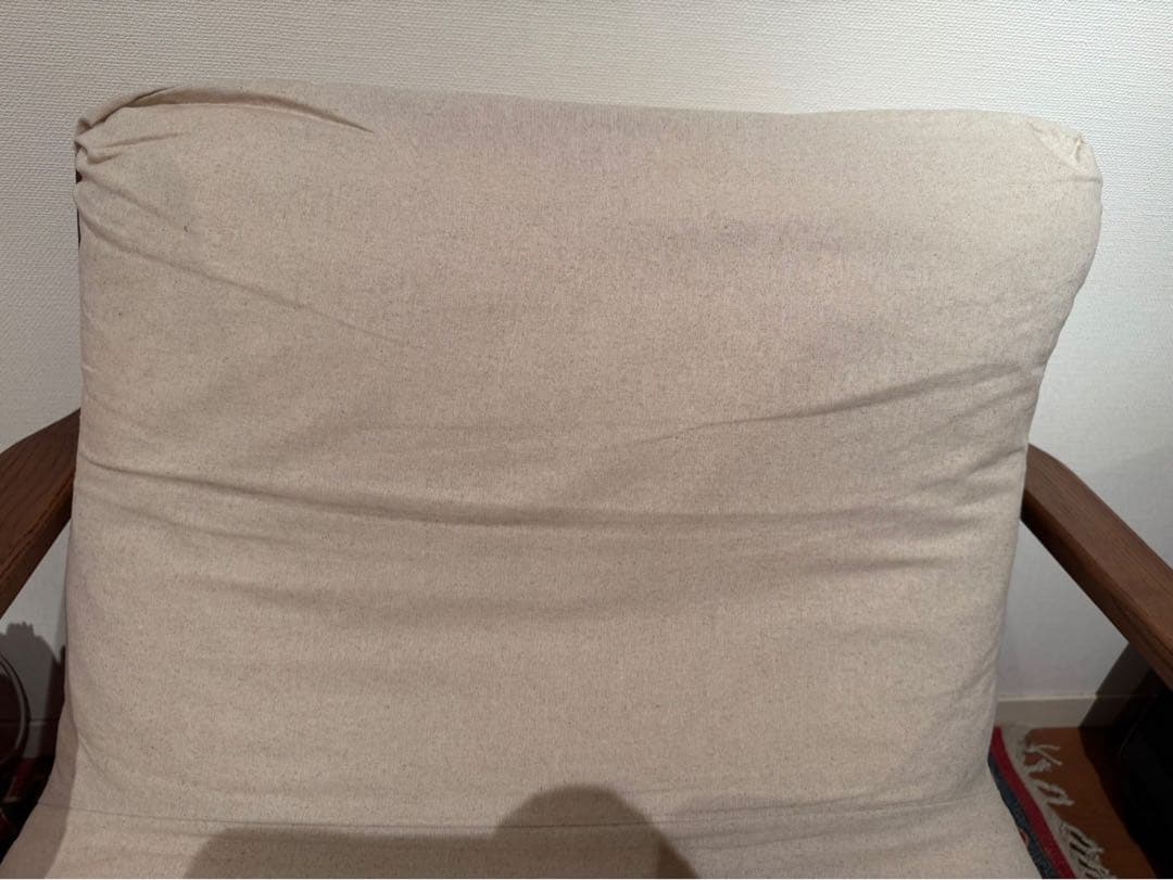 ZARA  デタッチャブルクッション ウッドアームチェア　美品 nk01