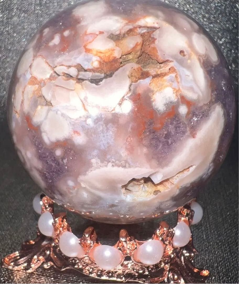 ⑨⭐️ピンクアメジスト⭐️桜瑪瑙⭐️スフィア⭐️笑口⭐️フラワーアゲート⭐️花瑪瑙⭐️天然石