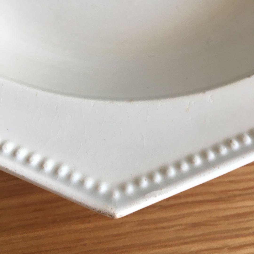 モントロー ファイアンスフィーヌ オクトゴナルプレート 深皿 アンティーク