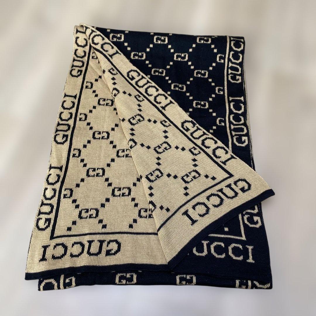 GUCCI GGパターン マフラー リバーシブル