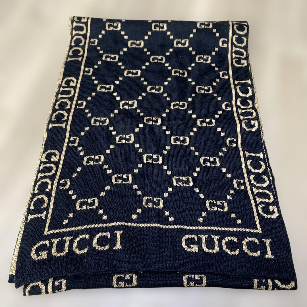 GUCCI GGパターン マフラー リバーシブル