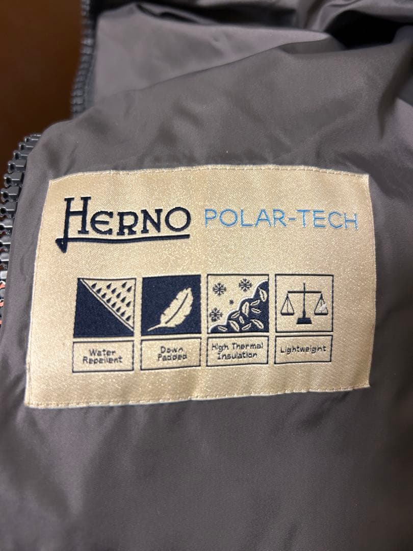 【別注】HERNO×TOMORROWLAND ダウンコート　40