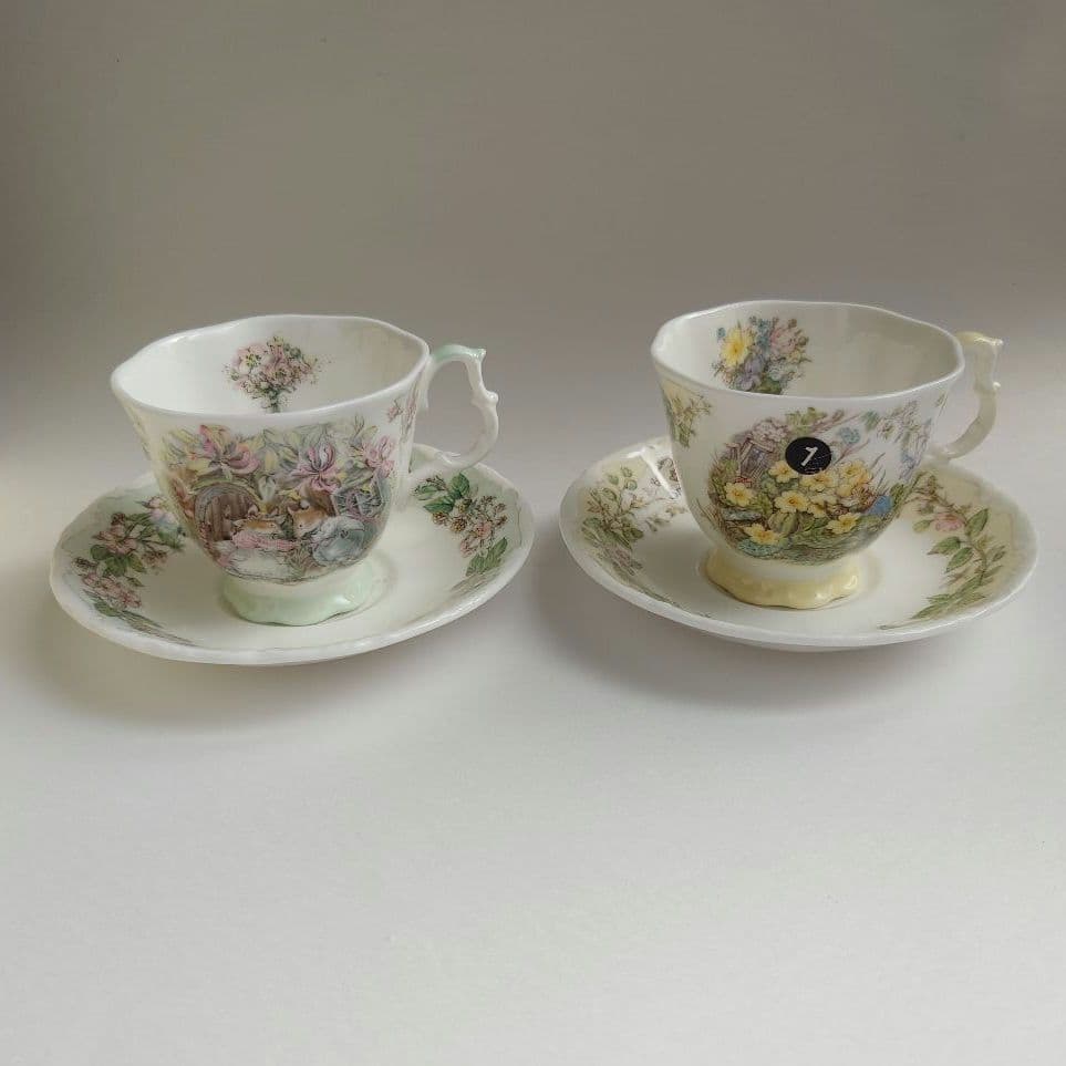 ロイヤルドルトン　ブランベリーヘッジ　春　夏　2客セット　未使用