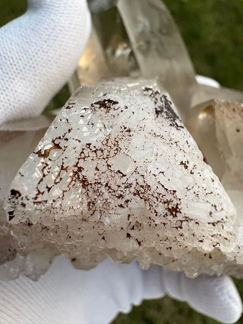 【匿名発送】クル渓谷産 ライトスモーキー水晶（セルフヒールド）