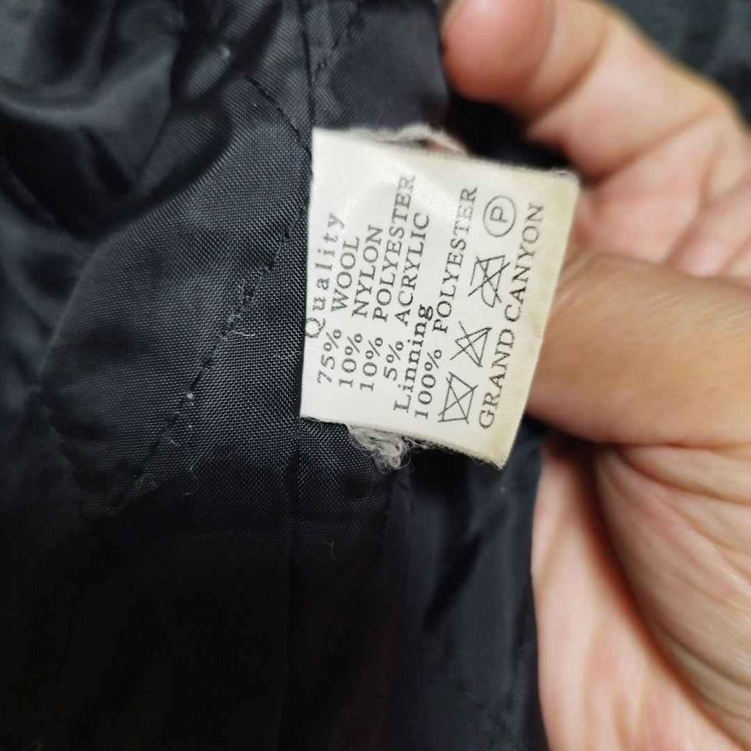 画像確認　グランドキャニオン　ウールジャケット　XLサイズ 　ブラック