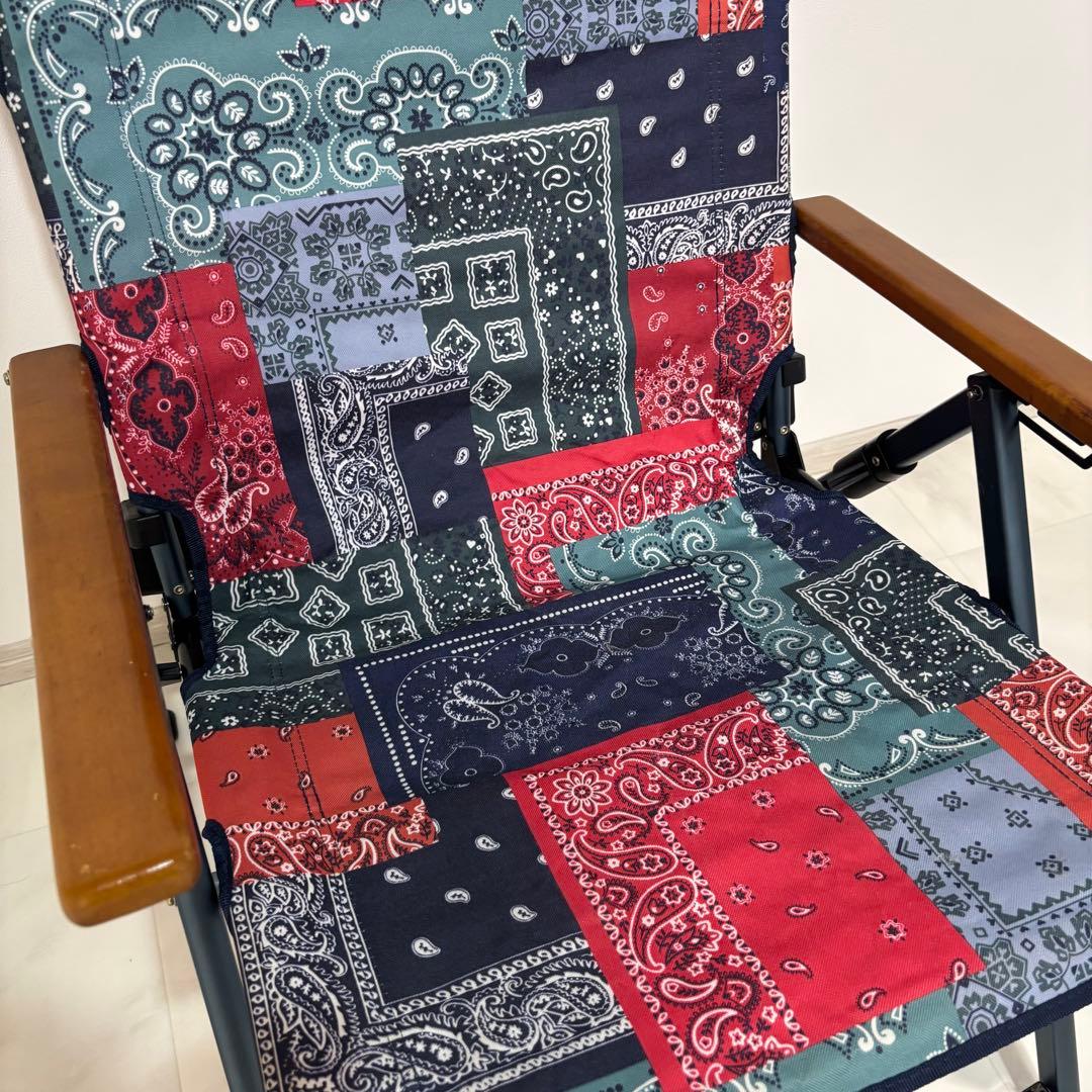 Coleman × BEAMS レイチェア バンダナ柄　コラボ限定2脚セット