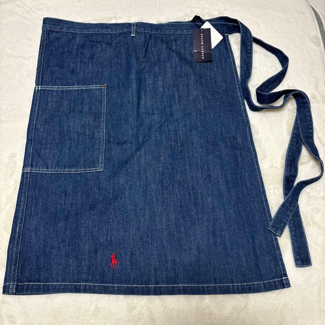 【新品】ラルフローレン　デニムエプロン