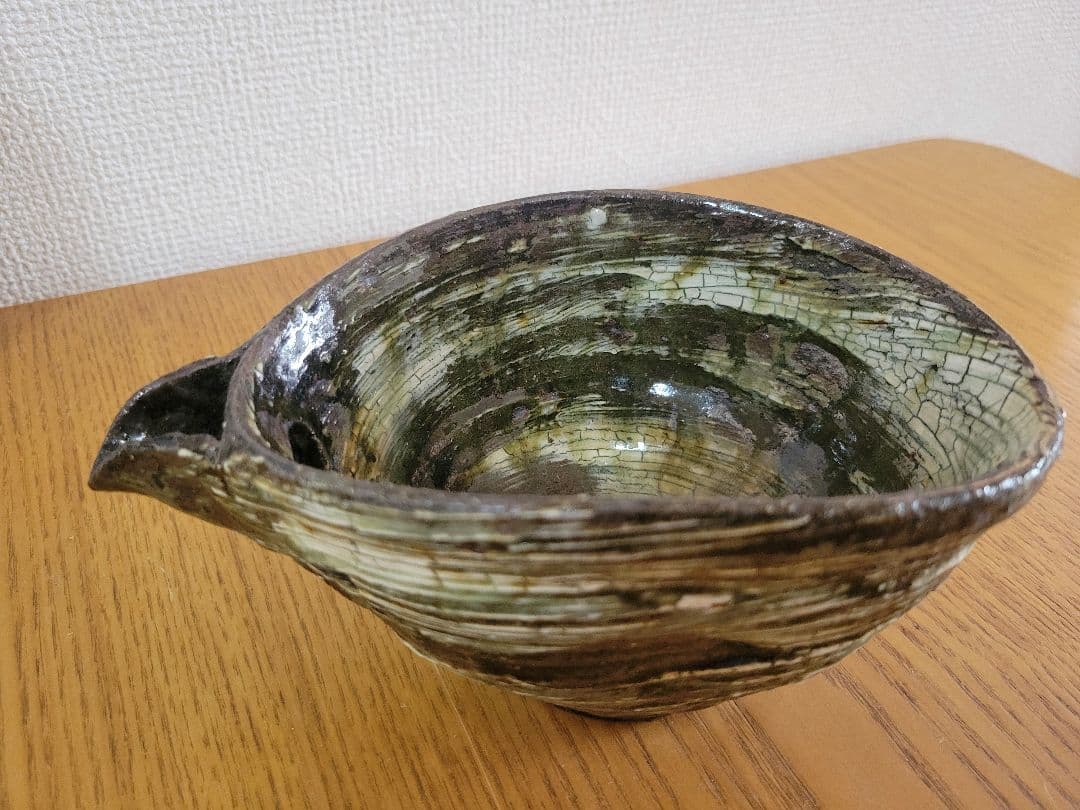 唐津焼　刷毛目　片口酒器