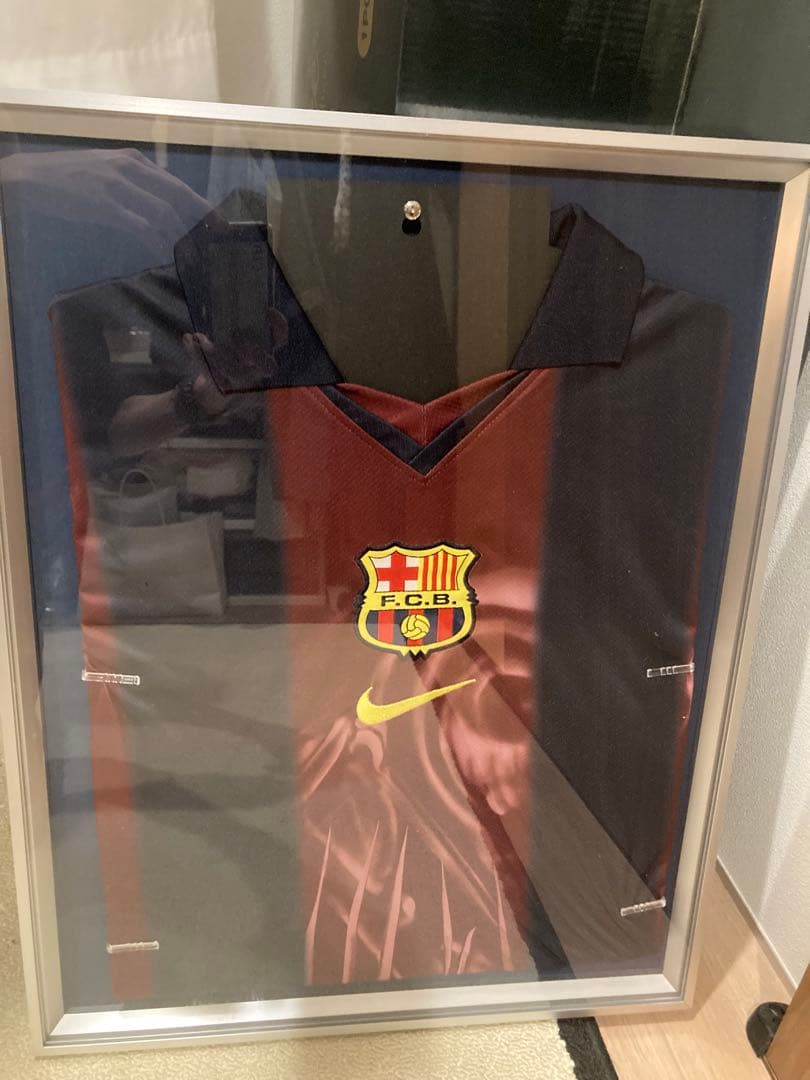 【L】2025 FCバルセロナレトロ✕トラビス・スコット コラボ ユニフォーム