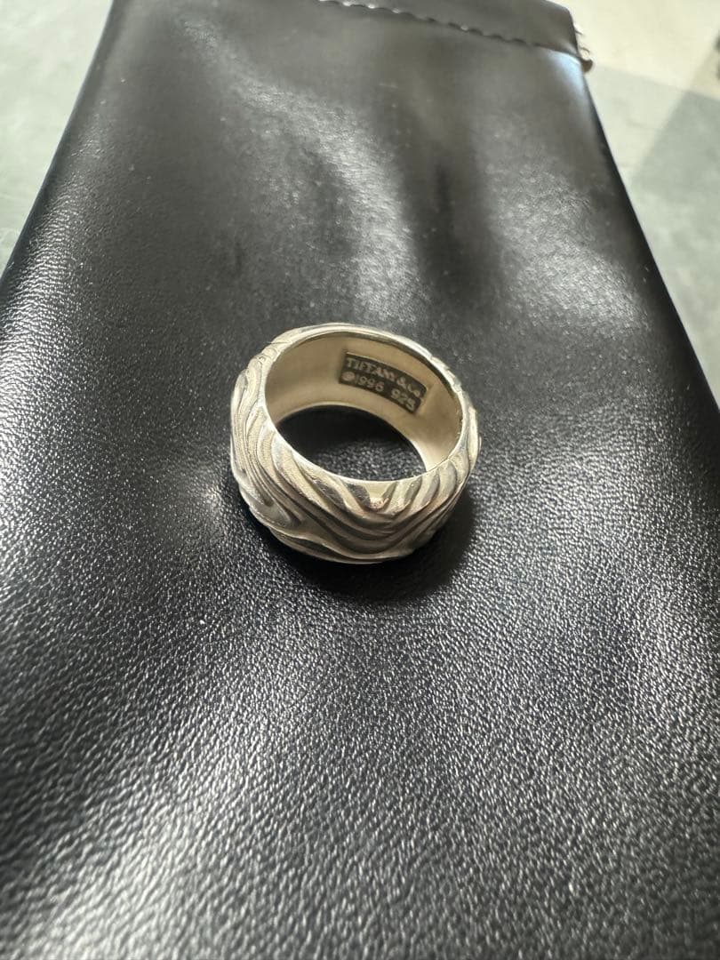 Tiffany ウッド リング 木目