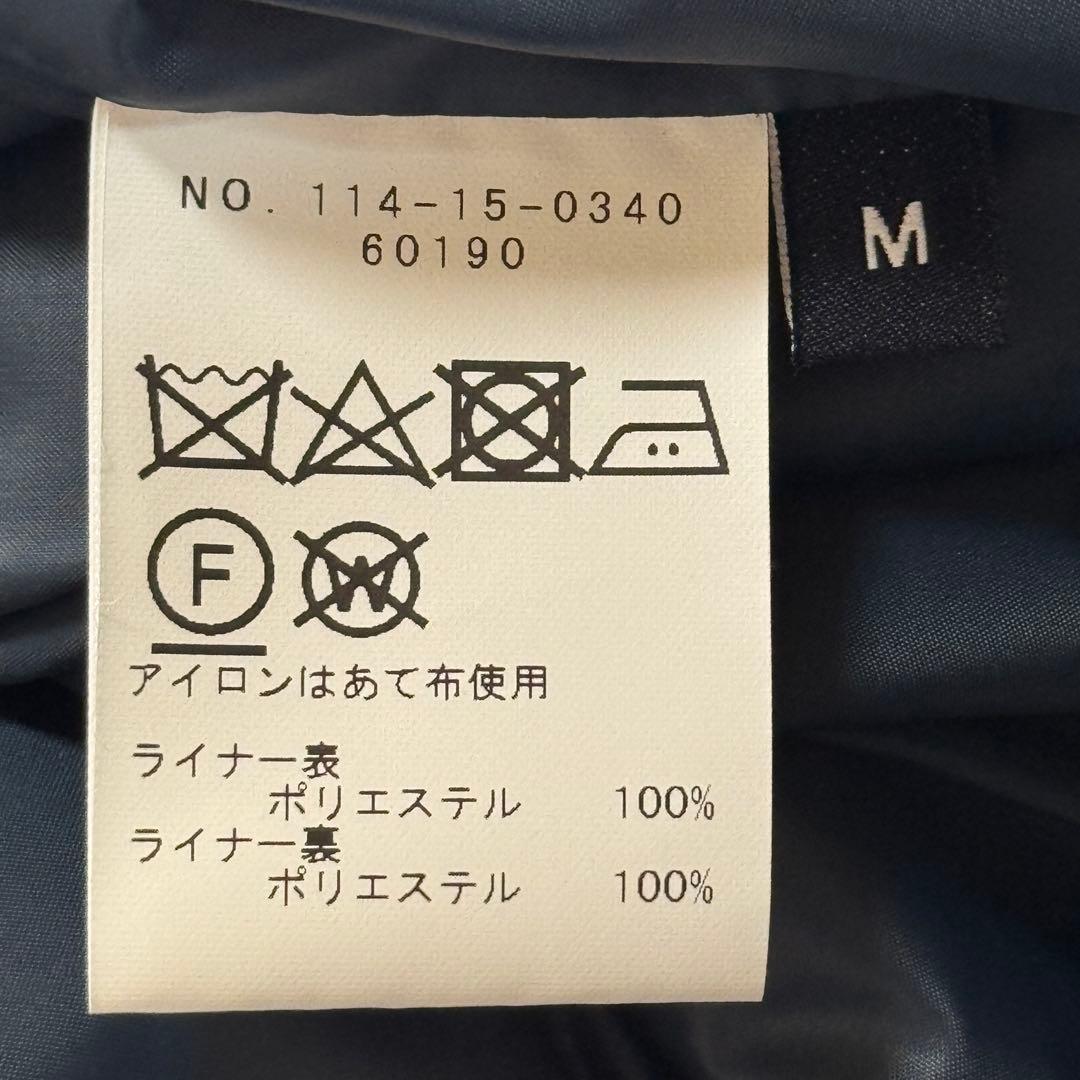 SHIPS ロロピアーナ 着脱可能 ダウンライナー付き コート 比翼 ミドル M