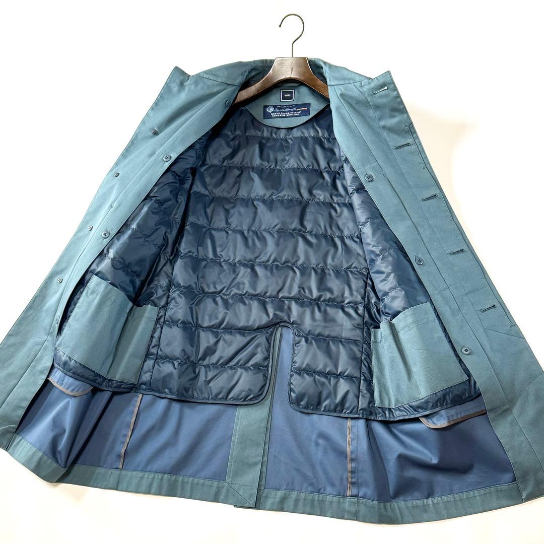 SHIPS ロロピアーナ 着脱可能 ダウンライナー付き コート 比翼 ミドル M