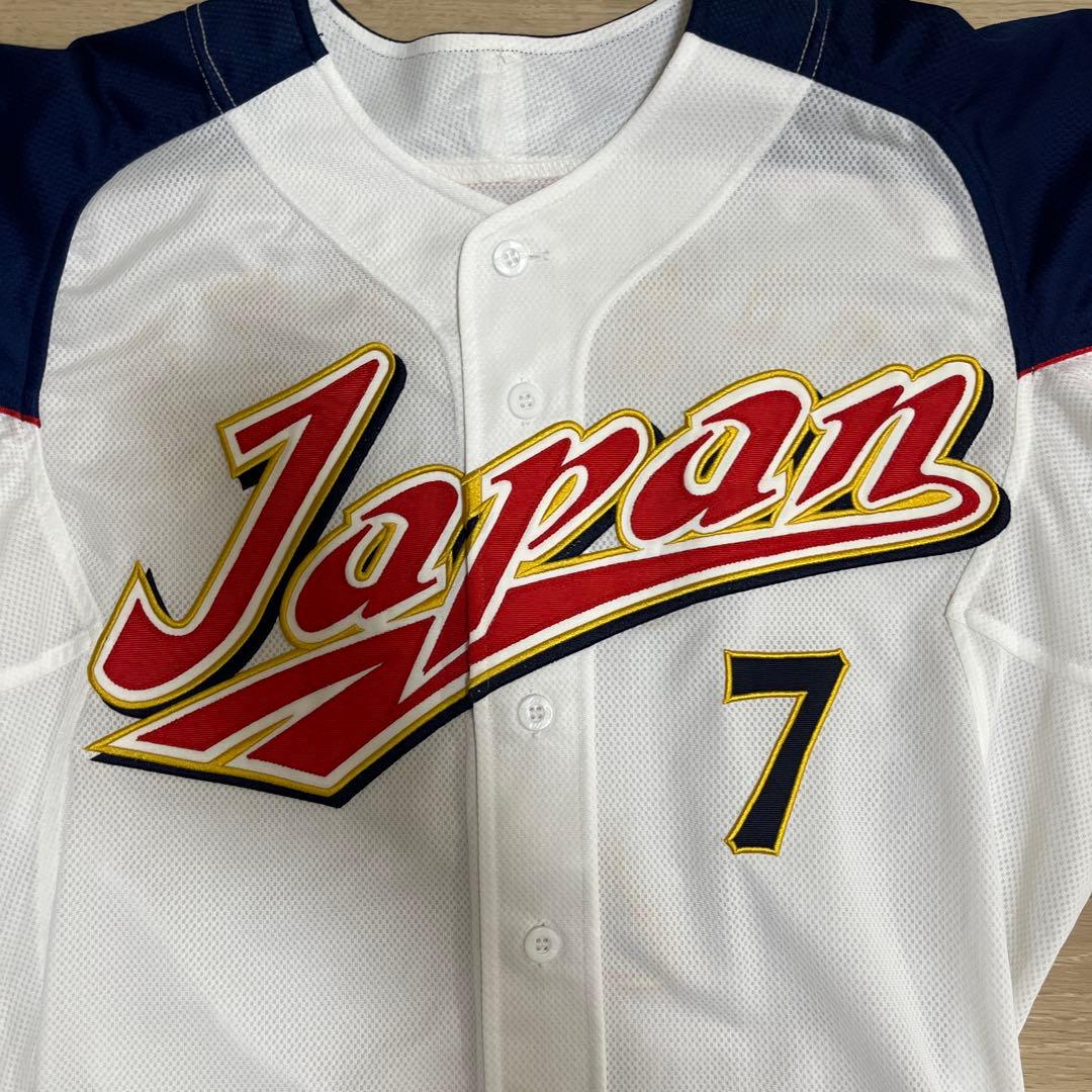 侍ジャパン　刺繍ユニフォーム　西岡剛　プロコレオーセンティック