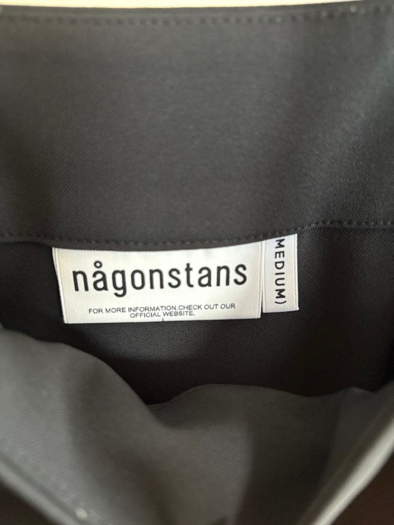 nagonstansツイル サスペンダースカート