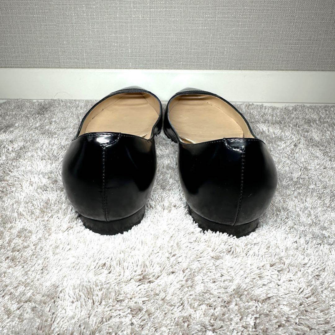 超美品⭐︎ PELLICO アネッリ 35 黒 ポインテッドトゥ レザーパンプス