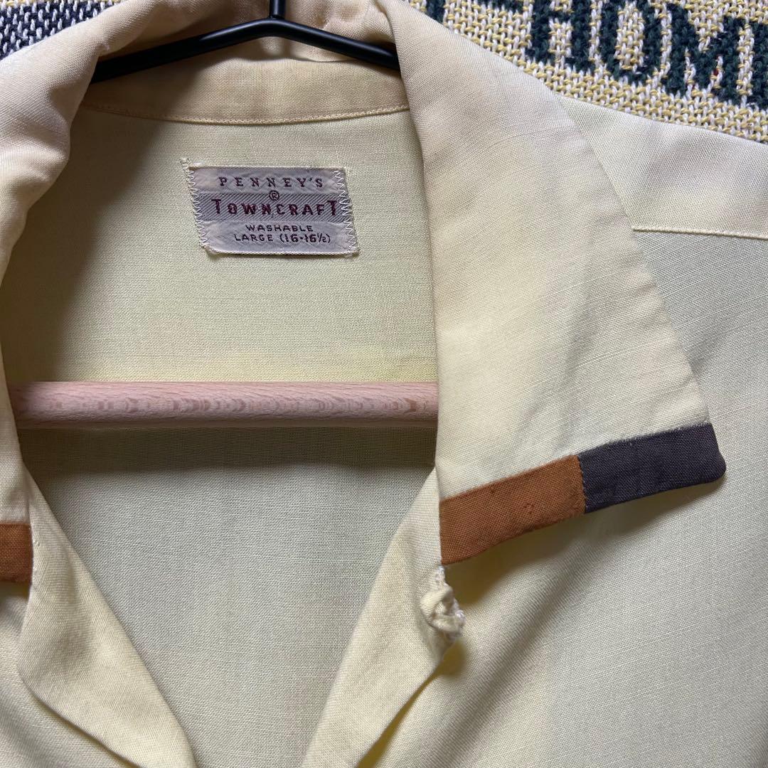 る*る様 50～60s レーヨンシャツPENNEY'S TOWNCRAFT
