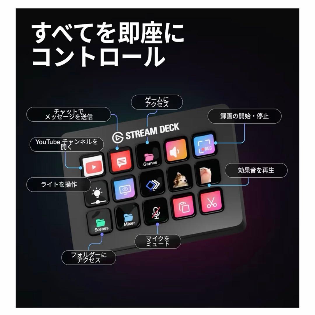 STREAM DECK 中身はほぼ未使用。