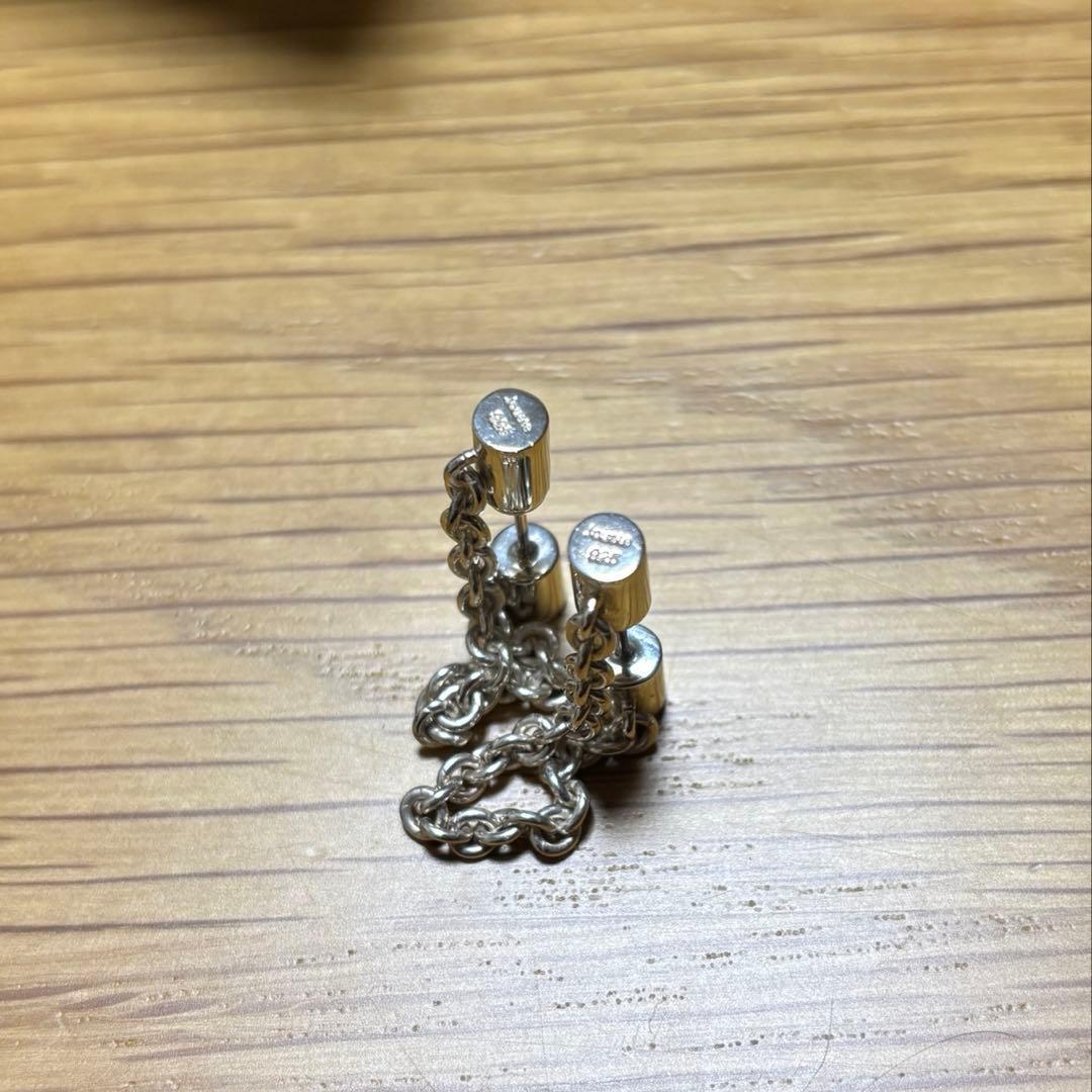 Jouete ジュエッテ コネクト ピアス チェーン シルバー925