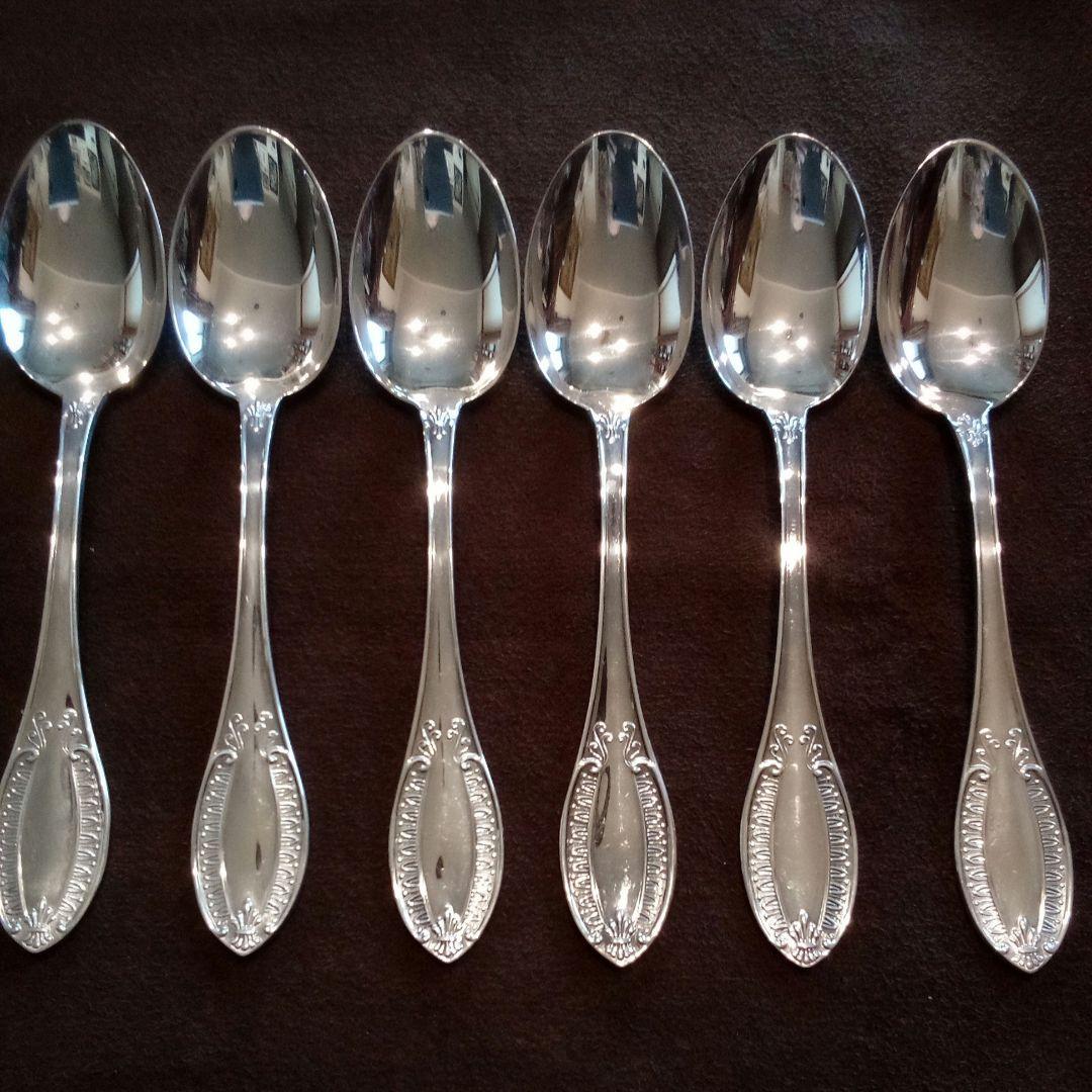 ドイツ シルバースプーン ６本セット アンティーク