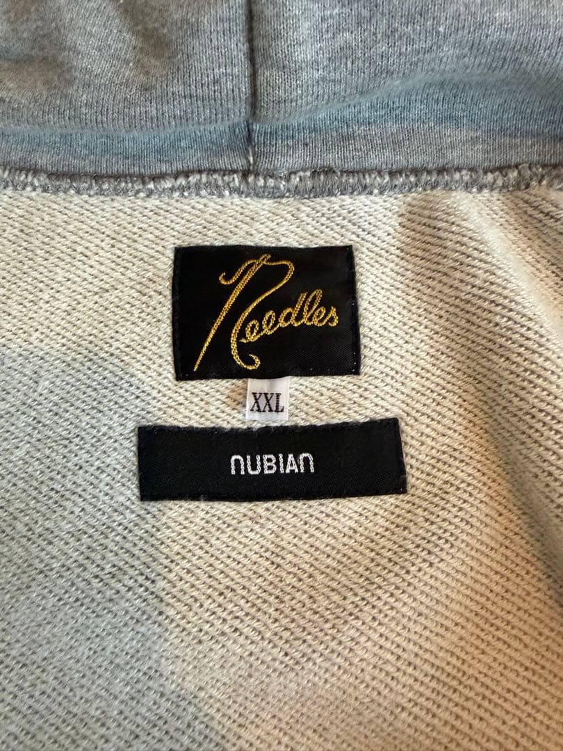 Needles NUBIAN別注 トラックフーディー XXL グレー
