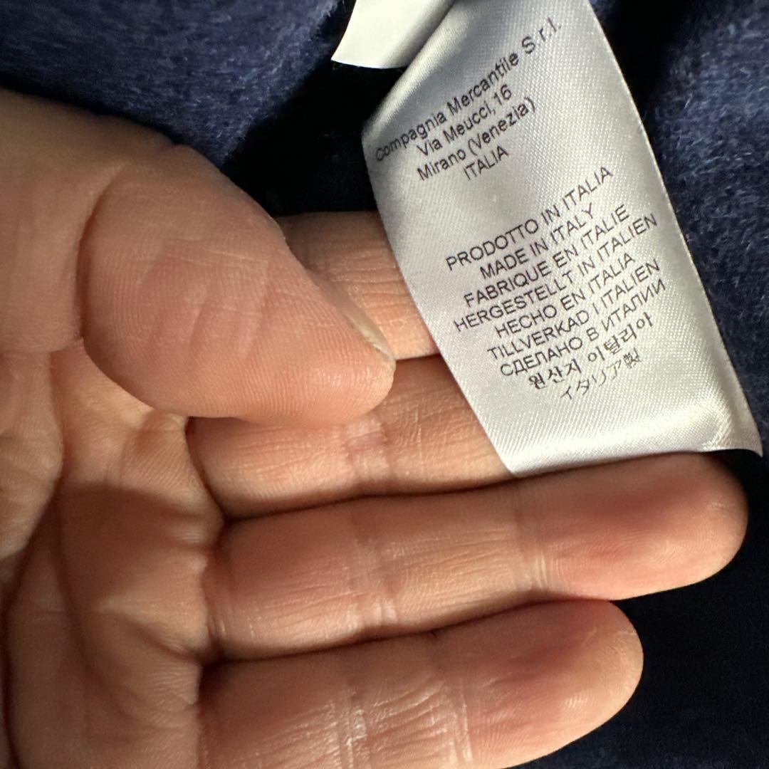 最終値下げCINI venezia ネイビーウールトレンチコート