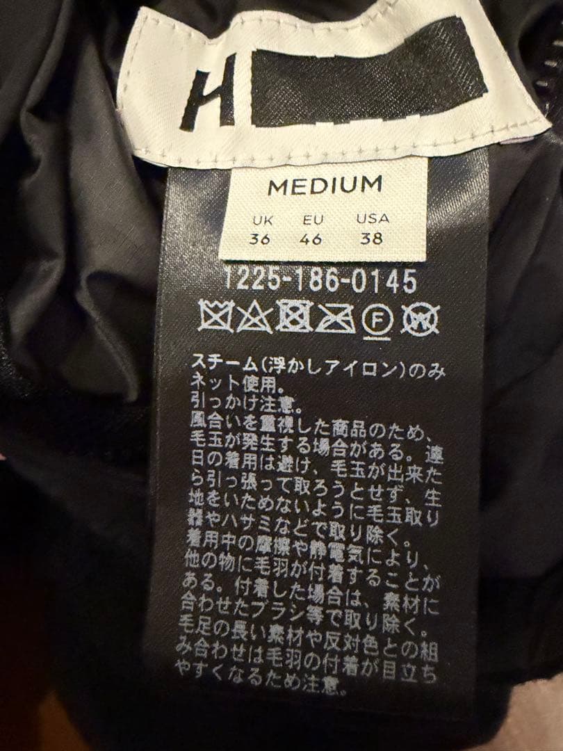 【24AW】H BEAUTY&YOUTH リバーシブルジップブルゾン Ovy