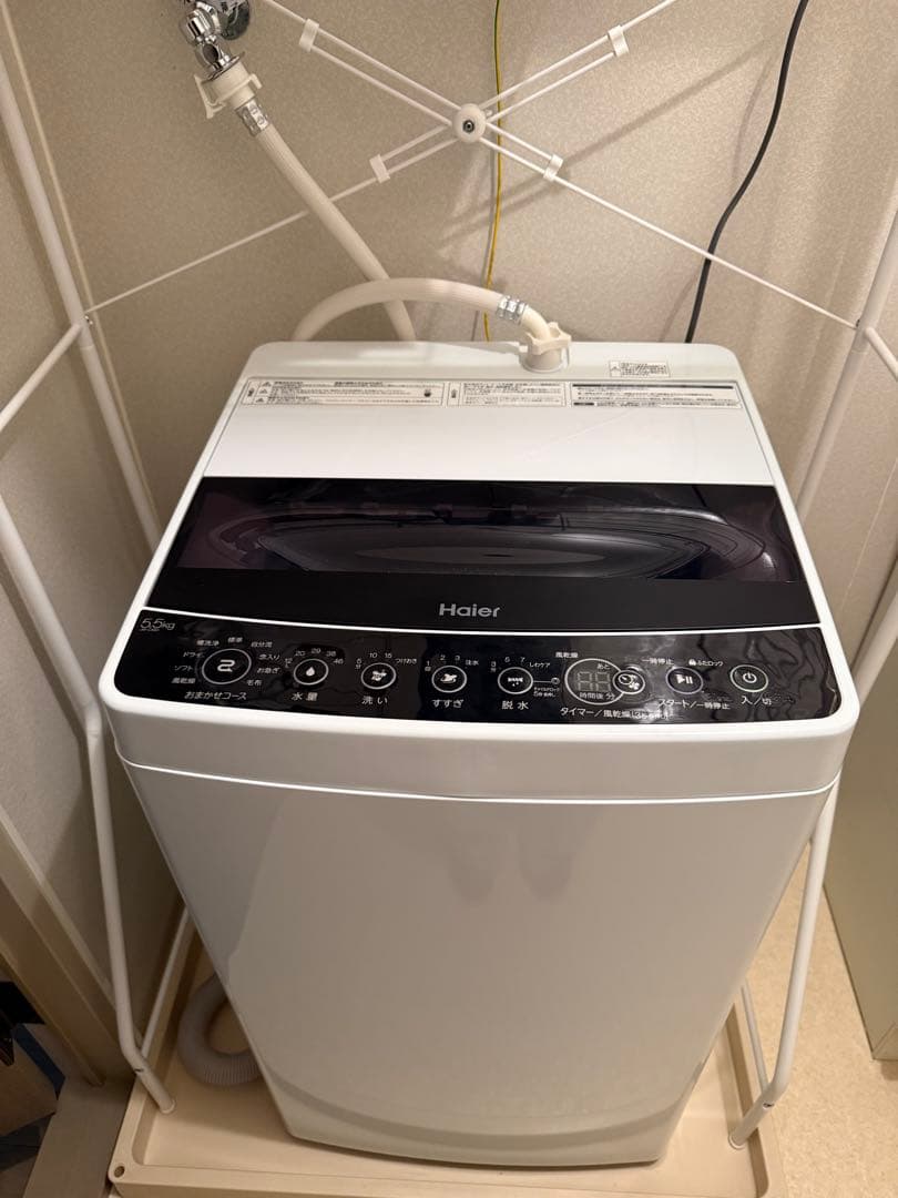【引取限定※～2/15まで】Haier 縦型洗濯機 5.5kg 本体
