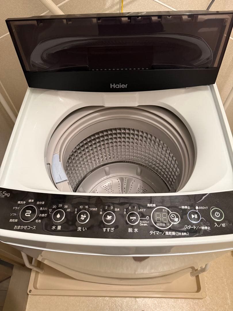 【引取限定※～2/15まで】Haier 縦型洗濯機 5.5kg 本体