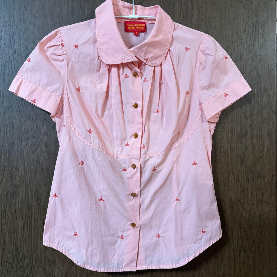 Vivienne Westwood半袖シャツピンク