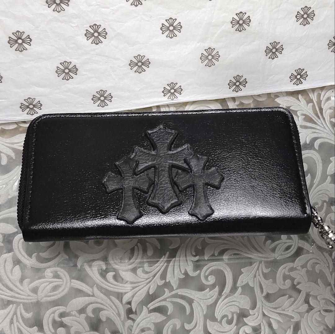 本革セメタリークロス レザー ロングウォレット / ラウンドファスナー長財布