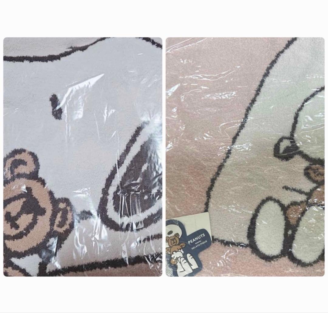 ジェラートピケ❤︎スヌーピーマルチカバー&ピローケースセット ピンク 新品タグ付き