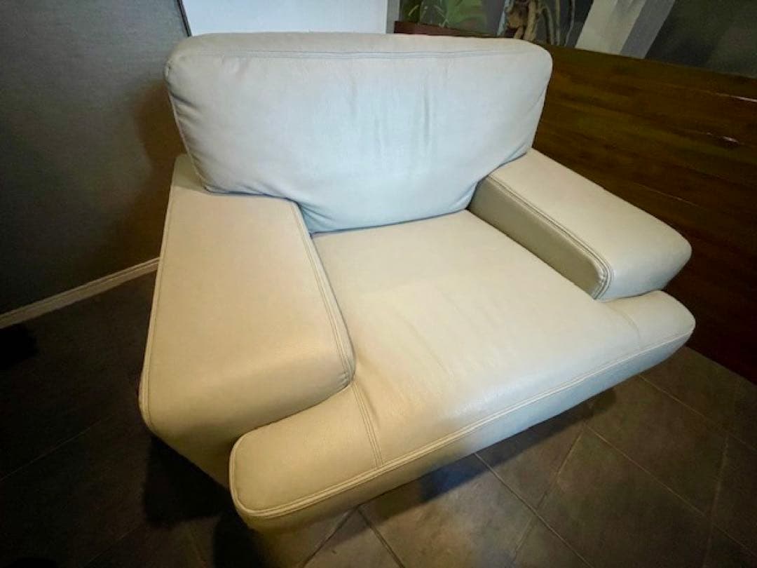 美品■maruniマルニ■ワイドシングルソファー/ラウンジアームソファー/1人掛