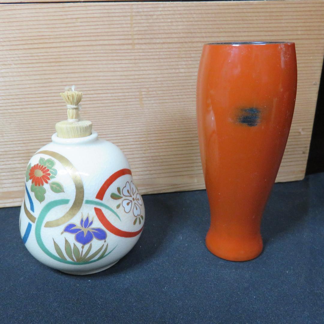 利休茶箱 表完作 昌山 木箱 共箱 棗 蓋置 茶入れ 色々 まとめ