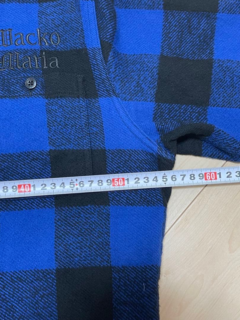 トップス WACKOMARIA BLOCK CHECK FLANNEL SHIRT